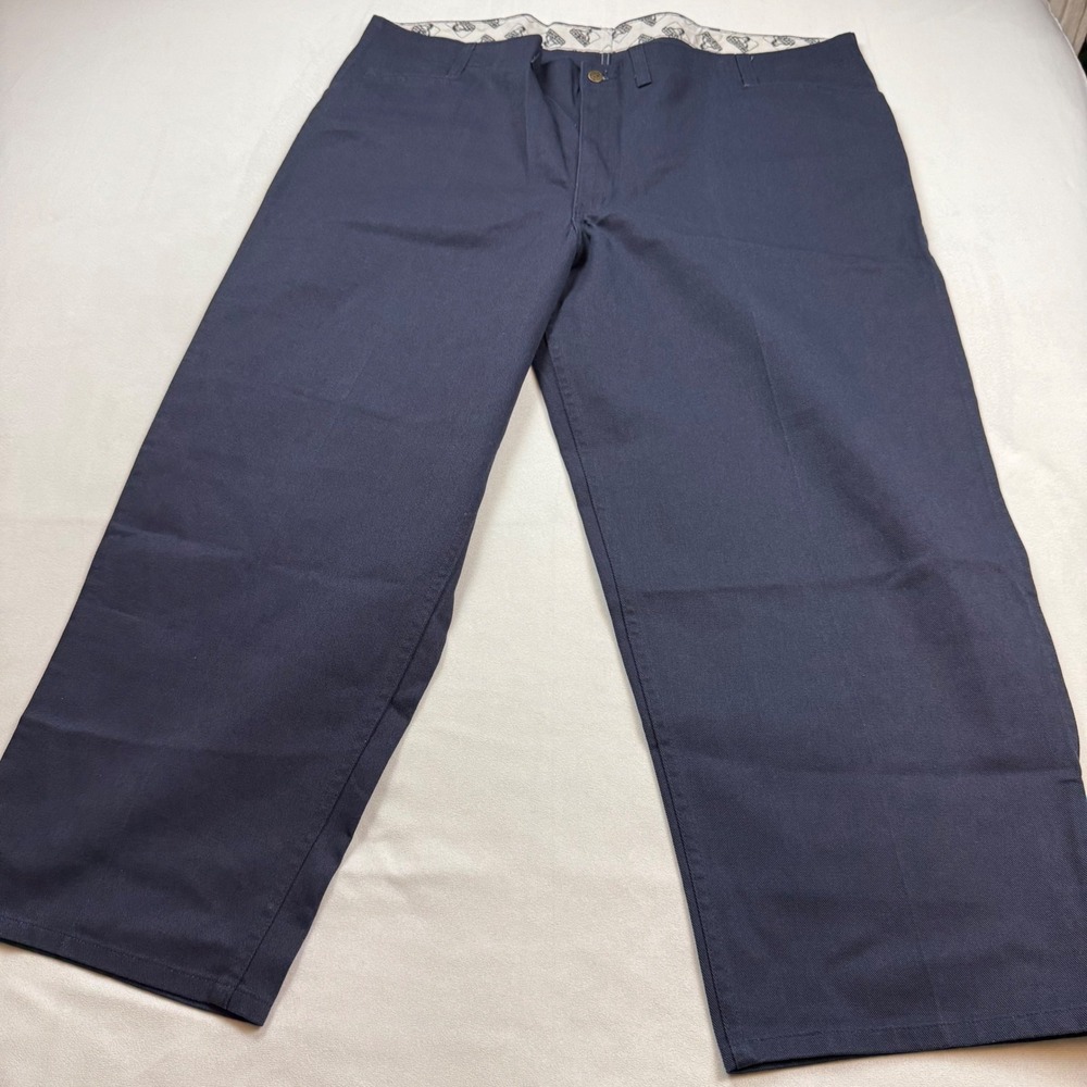Ben Davis Gorilla Cut Navy Blue Work Pants Mens 50x30 Wide‎ Leg Twill 678 Skater